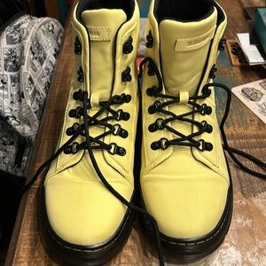 Dr. Martens lemon yellow cyclone nylon Coombs